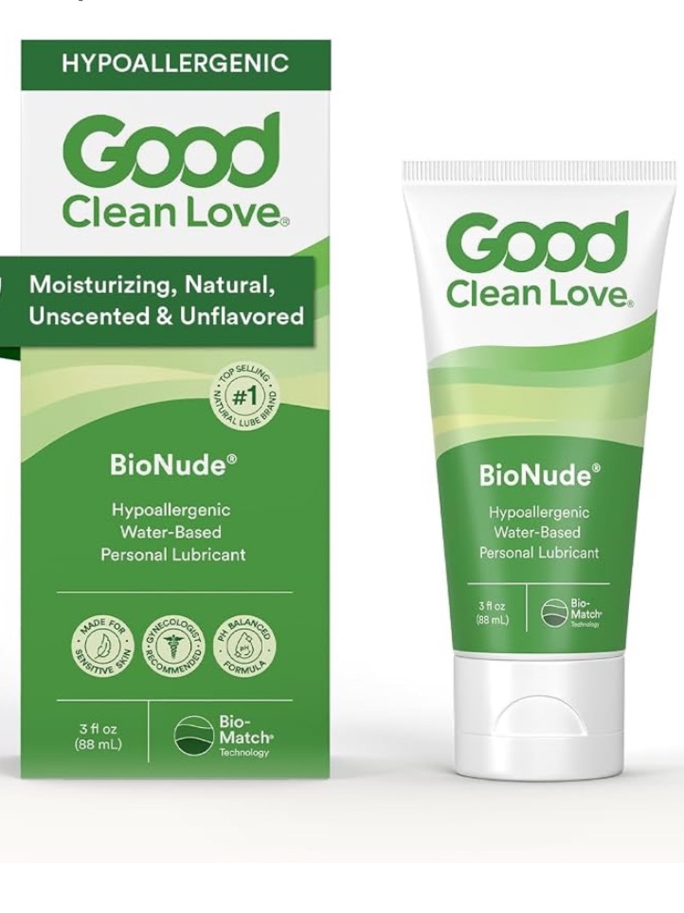 Good Clean Love BioNude Ultra Sensitive Personal Lubricant, 3 Oz (1-Pack)